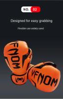 Guantes de boxeo profesionales para hombres y mujeres, bolsa de boxeo para Kickboxing, Sanda, Muay Thai, 6 oz, 8 oz, 10 oz, 12 oz - details 2