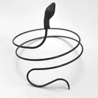 Punk moda serpiente en espiral espiral superior brazo Cufrmlet brazalete pulsera hombres mujeres joyería - details 5