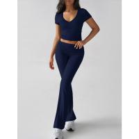 Conjunto Deportivo Casual para Mujer Primavera-Verano 2025 Camiseta de Manga Corta Pantalones Largos Conjunto de 2 Piezas - details 17