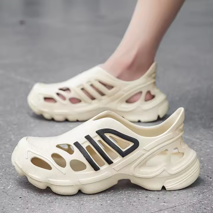 Sandalias de Playa para Hombres Suela Gruesa, Transpirable, Antideslizante, Desgaste Primavera-Verano, Zapatos de Lluvia - 1