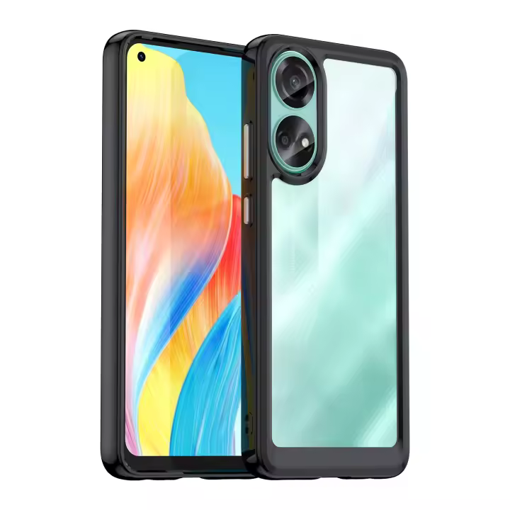 Funda Acrílica Transparente para OPPO, A98, A78, A58, A57, A77, A38, A18, 4G - 1
