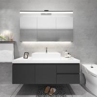 Lámpara LED de 32W Lámpara de espejo Aplique Blanco Frio 6000K Luz natural para Espejo Muebles de Maquillaje Aparato Montado en la Pared, Negro, 120CM - details 84