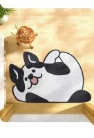 Felpudo de entrada con bobina impresa, alfombra de Material de PVC, antideslizante, oso, gato, perro, alfombrilla para puerta Delantera de cocina - details 11