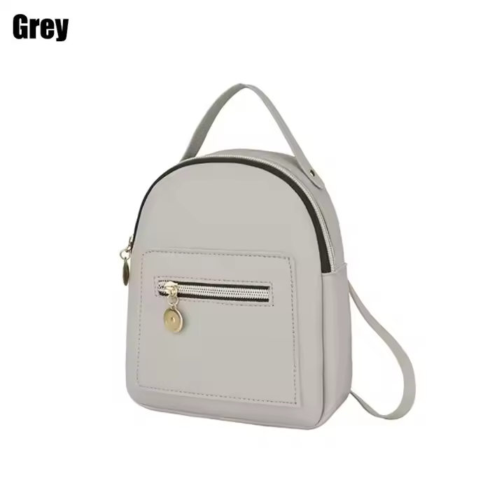 Mochila pequeña de negocios para niña, bolso de hombro de PU impermeable - 1