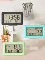 Reloj despertador Digital temperatura de escritorio LCD termómetro Digital higrómetro de escritorio calendario de fecha y hora con pilas - details 2