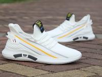 Zapatillas de deporte de malla transpirable para hombre - Suela de goma antideslizante ligera, comodidad para todas las estaciones para gimnasio, correr y uso casual - Accents blancos y negros, zapatos de gimnasio, diseño deportivo elegante, plantilla de - details 11