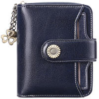 Billetera de mujer de cuero, función RFID corta para mujer, mini billetera cero, paquete de tarjeta de crédito - details 3