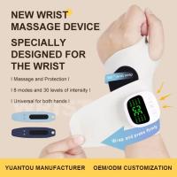 Masajeador de muñeca inalámbrico, masajeador de mano recargable por USB de 8 modos, instrumento de masaje de mano desmontable suave, relaja los músculos - details 1
