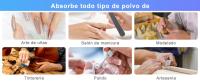 Extractor de Polvo de Uñas Profesional, con 2 Filtros, Potente, 120W - details 7