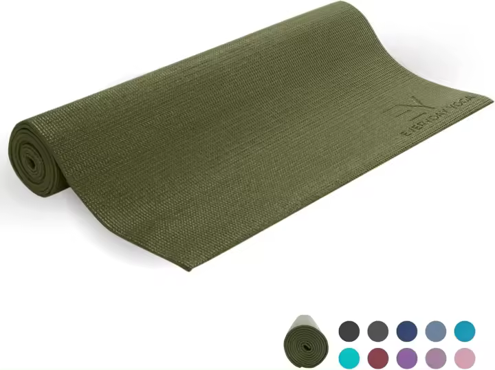 Everyday Yoga Dee Mat - Estera de ejercicio antideslizante de 72 pulgadas de largo x 24 pulgadas de ancho, antidesgarro, 3-5 mm de espesor para yoga, pilates o entrenamientos - 1