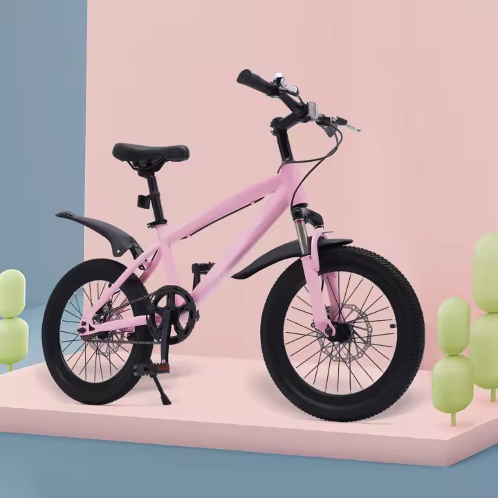 Bicicleta de Montaña de Acero de Alto Carbono y PU para Niños Estilo Clásico Duradero Belleza - 1
