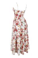 Vestido de Lencio Retro con Estampado de Rosa Vestido de Moda de Vacaciones y Oferta de 2025 - details 20