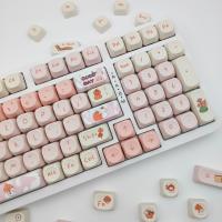 MOA keycaps sublimación caliente 116 pequeño conjunto completo de otoño cachorro teclado mecánico keycaps 98 lindo 104 personalidad 108 (teclado no incluido) - details 4