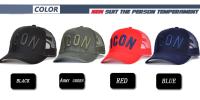 Gorra de béisbol de hip hop para hombre y mujer, sombrero con icono bordado negro, de algodón, DSQ, para verano - details 1
