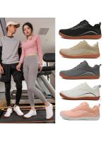 2025 nuevos zapatos cómodos y transpirables flyknit hombres y mujeres modelos casuales cabeza zapatos pareja interior fitness zapatos - details 6