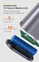 Baseus-Lámpara LED de escritorio con protección para los ojos, luz regulable para oficina, plegable, inteligente, adaptable, para lectura - details 19