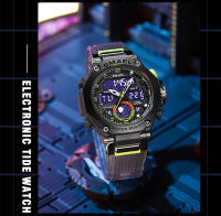 Reloj de Pulsera Deportivo SMAEL con Movimiento de Cuarzo y LED Alarma Militar para Hombres Resistente al Agua Material TPU+Plástico Bucle de 210mm - details 15