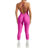 Mono ajustado para mujer, mono deportivo informal para todas las estaciones, ropa deportiva ajustada sin mangas, mono todo en uno, ropa para mujer - details 65