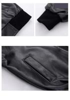 Abrigos para niños, moda Otoño Invierno, además de terciopelo/sin terciopelo, dos estilos, chaqueta de cuero PU de algodón cálida para niños de 1 a 11 años - details 8