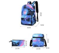 Wobbly Life 3 piezas mochila escolar bolso de hombro bolso para bolígrafos - details 0