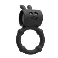 Leten-anillo vibrador para parejas, retardante de eyaculación, erección, anillos dobles vibratorios con Orejas de conejo, mejora los juguetes sexuales para hombres - details 15