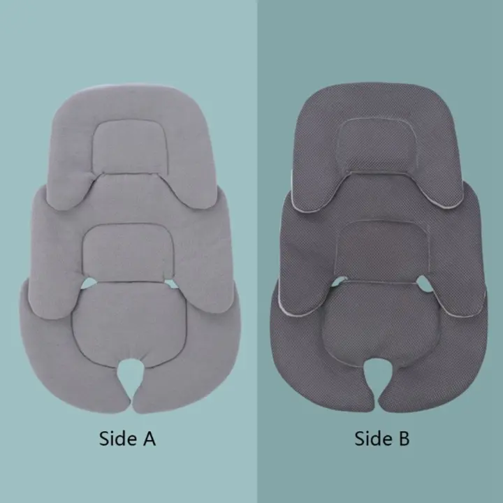 Cojín de asiento de coche para cochecito de bebé, almohadilla de soporte para cabeza y cuello, colchón de malla transpirable, alfombrilla térmica - 1