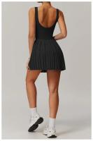 Mono Deportivo Sexy para Mujer Vestido de Yoga de Poliéster Conjunto de Gimnasio - details 4