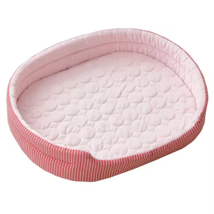 Cojín de Dormitorio para Mascotas de Verano Almohada de Hielo Antideslizante en Forma de Elipso para Perros, Gatos Suministros para Mascotas - 1