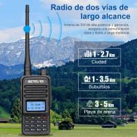 Retevis-walkie-talkie RT85, Estaciones de radio bidireccionales, 5W, VHF, UHF, Banda dual - details 14