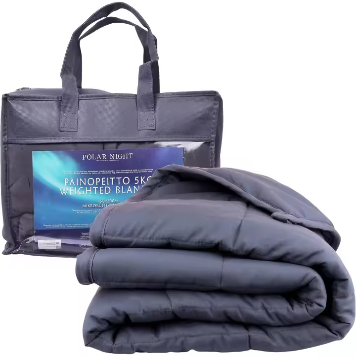 Manta Polar Pesada para Adultos - con Perlas de Vidrio, Microfibra, Norma Oeko-Tex ®   100 - Transpirable, hipoalergénico, Incluye bucles de Cobertura - 150 x 200 cm, 5-13kg (5) (150 x 200 cm, 9) - 1