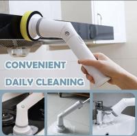 Cepillo limpieza hogar eléctrico,Fregadora Giratoria Eléctrica, 8 en 1, Inalámbrico 360, para Baño y Azulejos de Piso - details 10