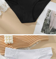 Bragas De Algodón Para Mujer, Ropa Interior Sexy De Cintura Media, Cómoda, Color Sólido, Lencería, suave y Cómodo - details 10