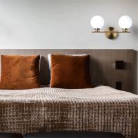 Luces de Pared de Vidrio de Leche, Modernas, de Medio signo, 3 Luces para Dormitorio, Sala de Estar, Baño, Escritorio - details 3