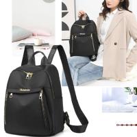 Mochila Oxford de gran capacidad para mujer, bolso de viaje Simple y portátil, color negro - details 3