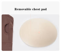 SHINBENE-sujetadores de gimnasio para mujer, ropa deportiva sin aros con tirantes, larga, talla grande, sensación desnuda - details 12