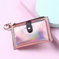 Cartera de mujer con cremallera billetera láser de moda monedero de cuero mini bolsa de tarjetas dangerous goods normales - details 3