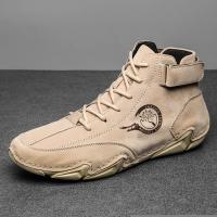 Zapatillas de deporte para hombre, botas cortas de felpa para deportes de senderismo al aire libre, zapatos informales de fondo suave para hombre, zapatos cómodos de marca originales - details 26