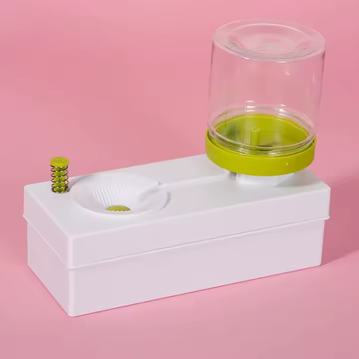 Bebedero de agua con cambio automático para mascotas, tazón de agua para gatos y perros pequeños, almacenamiento de bebedero para mascotas, nuevo - 1
