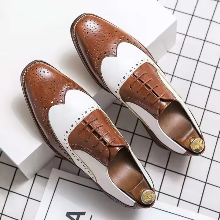 Venta Caliente Hard Wear zapatos de vestir de cuero de fondo suave Casual marrón para hombres 2025 productos Dropshipping - 1