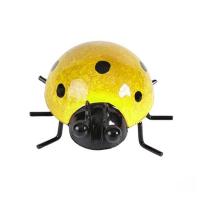 Estatua de Mini Metálica de Ladybug Beetle para Decoración del Hogar Adorno de Pared Colgante para Jardín Patio Figura de Escultura Exterior - details 12