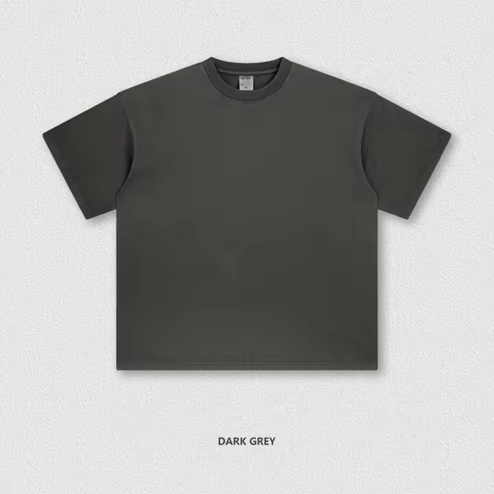 Camiseta de Hombro Caido de Alta Calidad Estilo Cajado, Manga Corta, Cuello Redondo, Algodón, Para Primavera/Verano 21 - 1