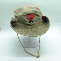 Sombrero de Pescador de Conejo Bordado de Algodón Sombrero de Sol Plegable para Verano para Hombres y Mujeres Gorra Deportiva y al Aire Libre - details 5
