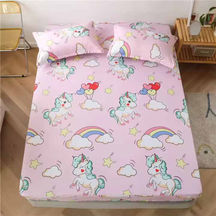 Sábana Mágica de Espacio Funda de Almohada de Microfibra Elástica Cubierta de Cama sin Funda de Almohada - 1