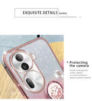 Funda de flores de gano plástica de diamante de agua, OPPO Reno 11 11, 11F, F25 Pro, Realme C67, A79 5G - details 8