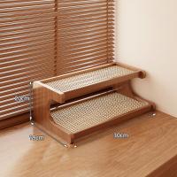 Estante de almacenamiento de escritorio de 2/3 niveles, soporte de mesa de madera compacto que ahorra espacio, estantería de escritorio multifuncional fácil de montar - details 11