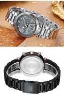 Reloj de moda inspirado en la dopamina para mujer, reloj de cuarzo luminoso, banda de acero inoxidable, resistente al agua, regalo de moda para ella - details 14