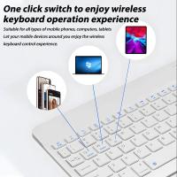 Teclado y ratón Bluetooth para tableta, Mini teclado inalámbrico para iPad, Xiaomi, Samsung, Huawei, Android, IOS, Windows - details 1