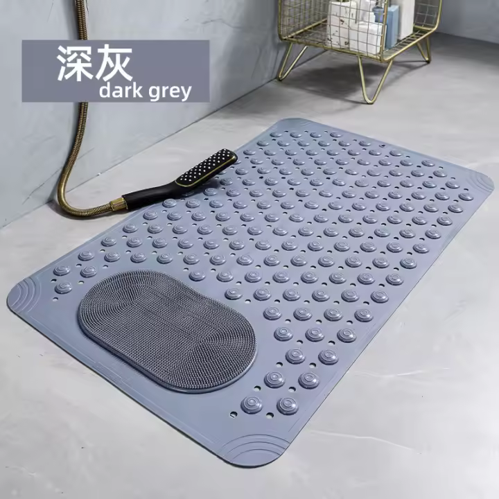 Alfombra de Baño Antideslizante con Masaje Alfombra de Piso de Baño Impermeable y Resistente a la Suciedad con Ventosa Especial para Hoteles - 1