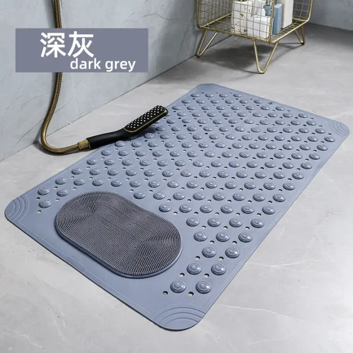 Alfombra de Baño Antideslizante con Masaje Alfombra de Piso de Baño Impermeable y Resistente a la Suciedad con Ventosa Especial para Hoteles - 1