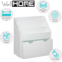 Estante de Libros para Niños con Ruedas 62,7x30x70cm Ideal para Organización y Guardia - details 2